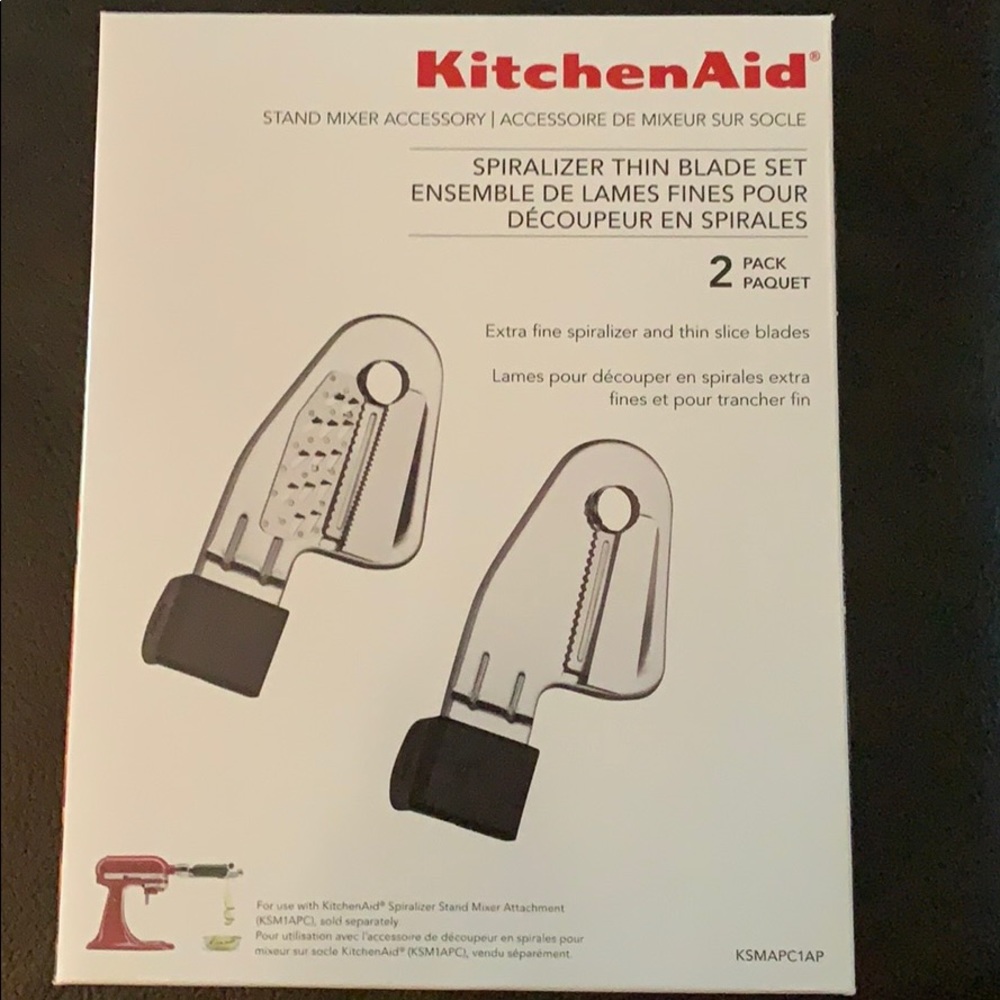 KitchenAid Spiralizer Thin Blade Set